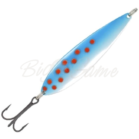 Блесна колеблющаяся KUUSAMO Atlantti 90/25 код цв. FR/BLU/S-S, UV фото 1