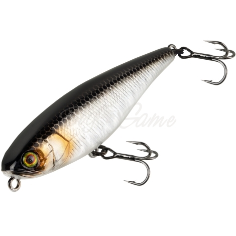 Воблер JACKALL Water Moccasin цв. hl silver & black фото 2
