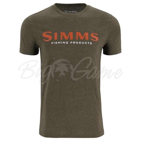 Футболка SIMMS Logo T-Shirt цвет Loden Heather фото 1