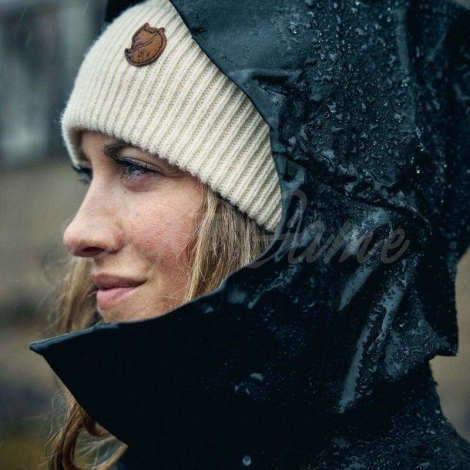 Шапка FJALLRAVEN Directional Rib Beanie цвет Chalk White фото 5