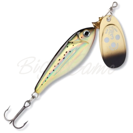 Блесна вращающаяся BLUE FOX Minnow Super Vibrax № 2 9 г код цв. G фото 1