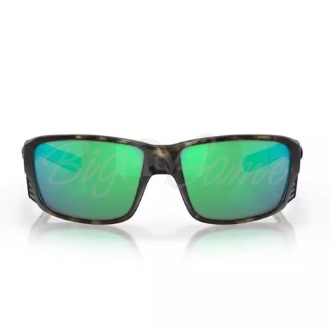 Очки поляризационные COSTA DEL MAR Tuna Alley Pro 580G цв. Matte Wetlands цв. ст. Green Mirror фото 1