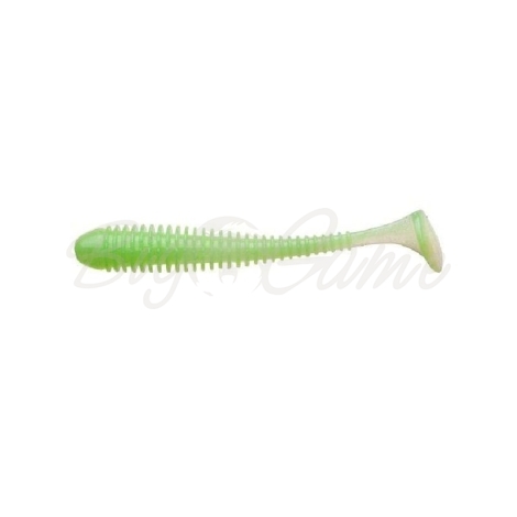 Виброхвост KEITECH Swing Impact 3" (10 шт.) цв. EA#11 Lime Chartreuse Glow фото 1