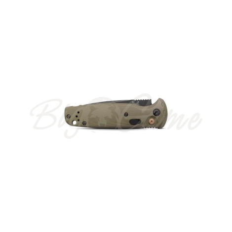 Нож автоматический BENCHMADE CLA Od Green G10 цв. Green фото 4