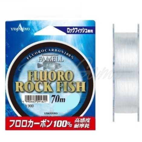 Флюорокарбон YAMATOYO Fluoro Rock Fish, #0.6, 70 м, прозрачный фото 1