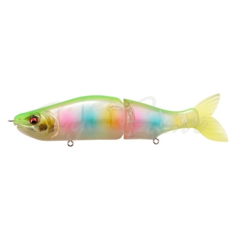 Воблер MEGABASS I-Slide 187S цв. Clear Lime Rainbow фото 1