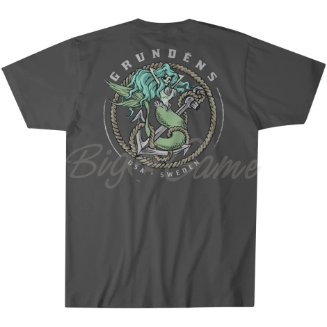 Футболка GRUNDENS Mermaid SS T-Shirt цвет Iron Grey фото 1