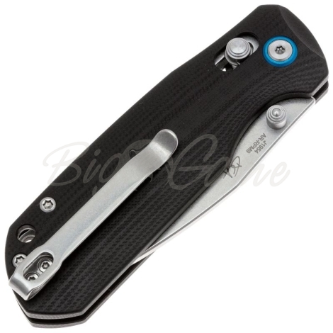 Нож складной полуавтоматический CJRB Maximal сталь AR-RPM9 рукоять стеклотекстолит G10 цв. Черный фото 2