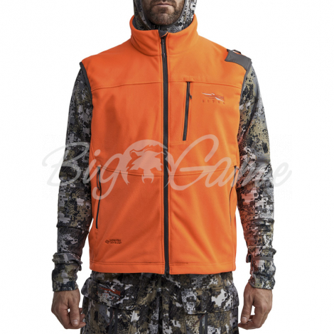 Жилет сигнальный SITKA Stratus Vest New цвет Blaze Orange фото 8