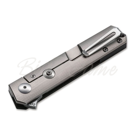 Нож складной BOKER Kwaiken Compact Flipper сталь D2 рукоять мраморный карбон/титин фото 2