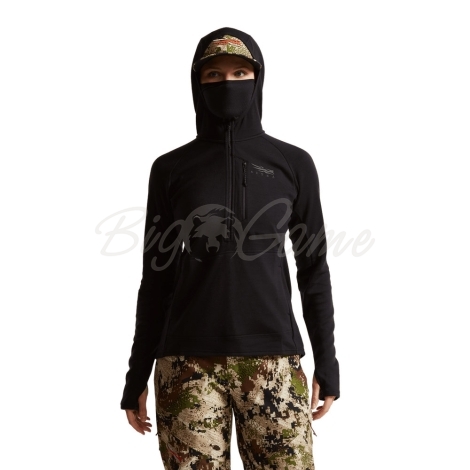 Термокофта SITKA WS Core Merino 330 Hoodie цвет Black фото 5