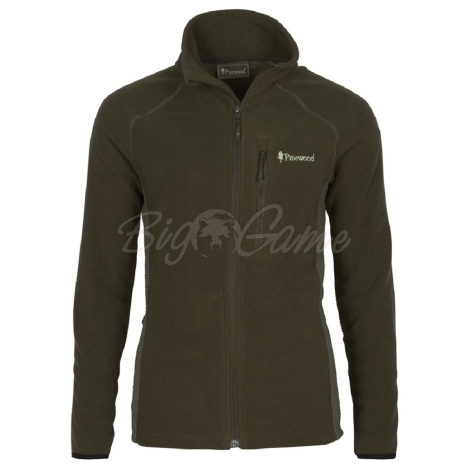 Толстовка PINEWOOD WS Air Vent Fleece Jacket цвет Dark Moss Green фото 1