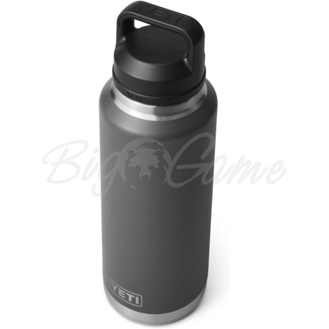 Термос YETI Rambler Bottle Chug Cap 1400 цвет Charcoal фото 1