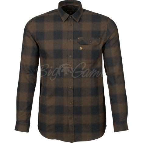 Рубашка SEELAND Highseat Shirt цвет Hunter brown фото 1
