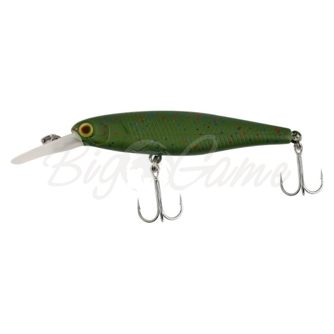 Воблер JACKALL Squirrel 61SP Silent цв. mat glitter olive фото 1