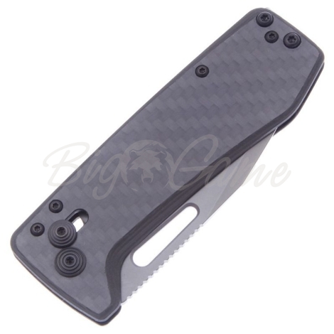 Нож складной SOG Ultra XR Carbon+Graphite S35VN рукоять Карбон цв. Черный/Серый фото 3