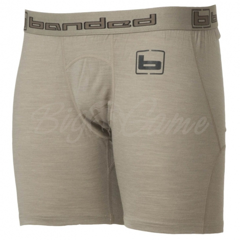 Боксеры BANDED Base Merino Wool Underwear цвет Lt. Chocolate фото 2