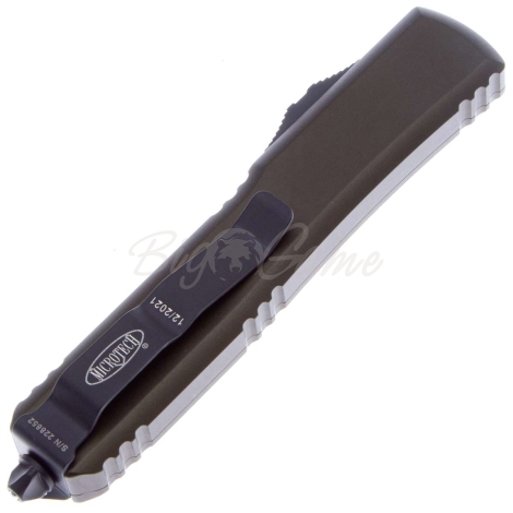 Нож автоматический MICROTECH Ultratech S/E Blade Show черный фото 3