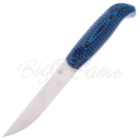 Нож OWL KNIFE Otus сталь N690 рукоять G10 черно-синяя фото 5