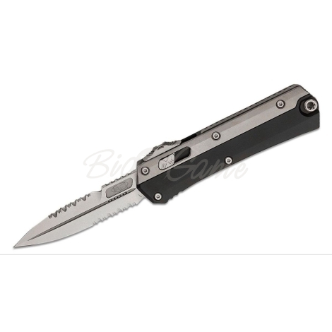 Нож автоматический MICROTECH Glykon Bayonet D/E M390 Черный фото 1