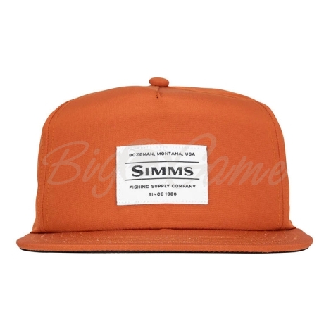 Кепка SIMMS Unstructured Flat Brim Cap цвет Simms Orange фото 1