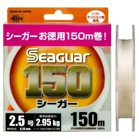 Флюорокарбон SEAGUAR Fluoro 150 м #2.5 фото 1