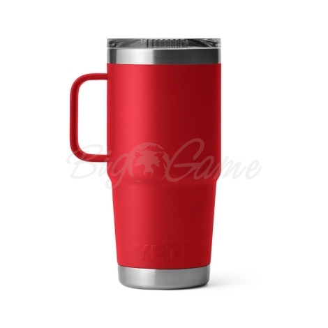 Термокружка YETI Rambler Travel Mug 591 цвет Rescue Red фото 3