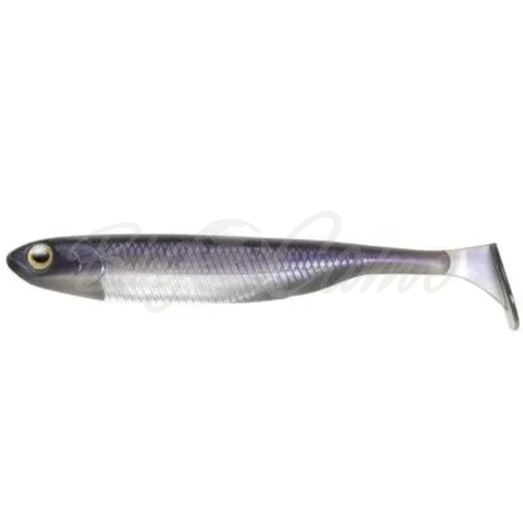 Слаг FISH ARROW Flash J Shad 4" (5 шт.) код цв. 122 Keimura Purple / Silver фото 1