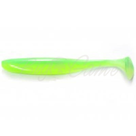 Виброхвост KEITECH Swing Impact 4" (8 шт.) цв. EA#11 Lime Chartreuse Glow фото 1