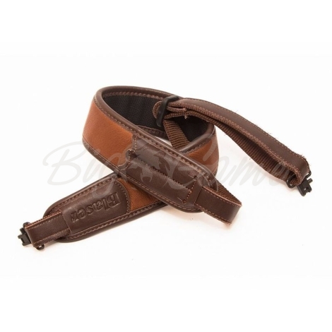 Ремень погонный BLASER Leather с антабками цв. Коричневый фото 2