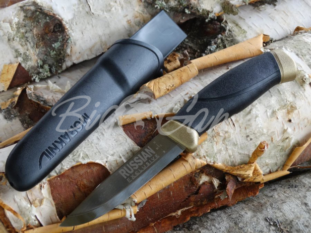 Нож MORAKNIV Companion Black/Gold Aport-Exclusive фото 1