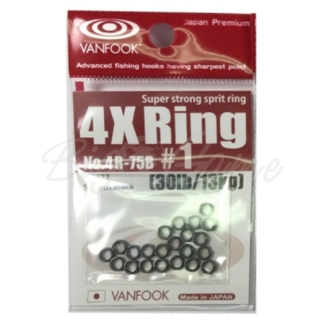 Заводное кольцо VANFOOK 4R-75B цв. stealth black № 1 (22 шт.) фото 1