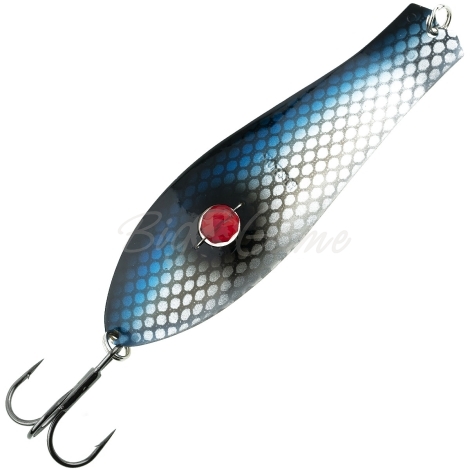 Блесна колеблющаяся KUUSAMO Professor 0 130/44 (бусинка) код цв. Sinisnack, BL/S/BLU-S, UV  фото 1