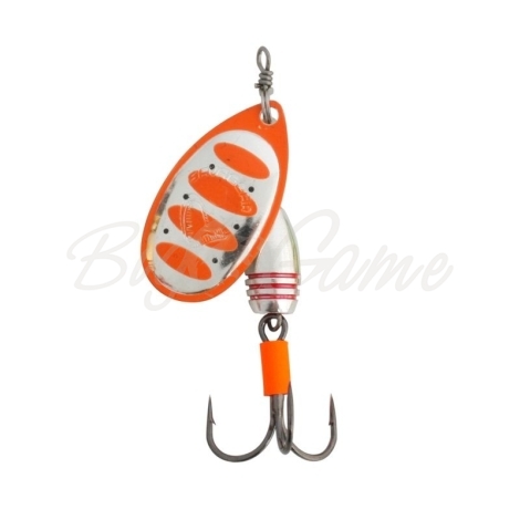 Блесна вращающаяся SAVAGE GEAR Caviar Spinner № 2 6 г цв. 04-Fluo Orange & Silver фото 1