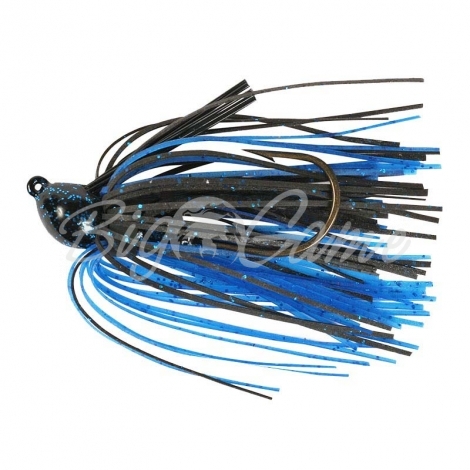 Бактейл STRIKE KING Bitsy Bug mini jig 3,5 г (1/8 oz) цв. black / blue фото 2