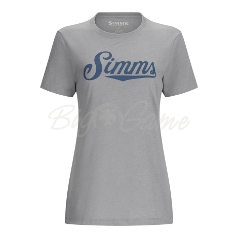 Футболка SIMMS Women's Crew Logo T-Shirt цвет Cinder Heather фото 1