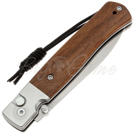 Нож складной полуавтоматический CJRB Glacier AR-RPM9 рукоять Дерево,сталь цв. Коричневый фото 2