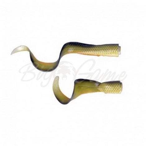 Приманка SAVAGE GEAR 3D LB Hard Eel Tails 17 (2 шт.) цв. 10-Green Silver фото 1