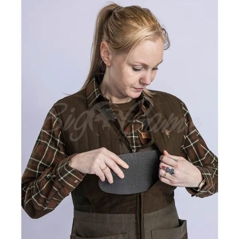Жилет PINEWOOD WS Shooting Vest цвет Suede Brown фото 5
