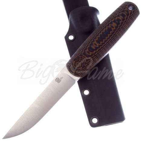 Нож OWL KNIFE North-S сталь M390 рукоять G10 черно-оранжевая фото 3