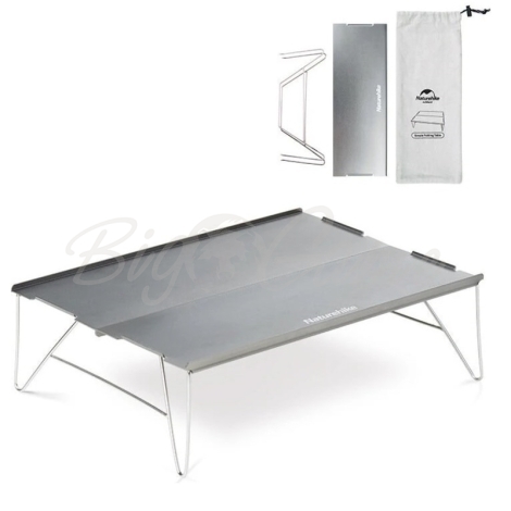 Стол NATUREHIKE Aluminum Folding Table цв. Grey фото 3