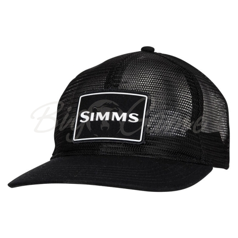 Кепка SIMMS Mesh All-Over Trucker цвет Black фото 1