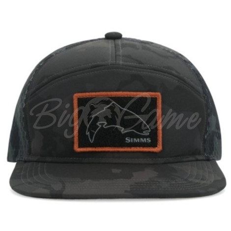 Кепка SIMMS 7-Panel Tech Trucker цвет Regiment Camo Carbon фото 1