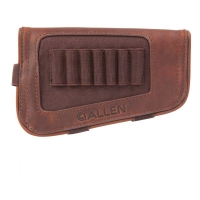 Патронташ на приклад ALLEN New Castle Leather Buttstock Cartridge Carrier цвет Brown