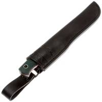 Нож ЮЖНЫЙ КРЕСТ Рыбацкий L Сталь VG10 рукоять Микарта изумруд/насечка превью 3