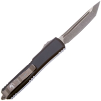 Нож автоматический MICROTECH Ultratech T/E Death Card Bohler M390, рукоять алюминий цв. Черный превью 2