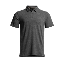 Футболка SITKA Essential SS Polo цвет Obsidian Heather превью 9