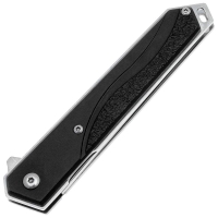 Нож складной полуавтоматический BOKER Japanese Iris сталь 440А рукоять Алюминий цв. Черный превью 3