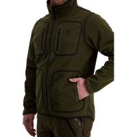 Толстовка ALASKA MS Elk Hunter Reversible Fleece Jacket цвет Moss Brown / BlindTech Blaze превью 4