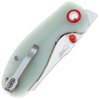 Нож складной полуавтоматический CJRB Maileah сталь AR-RPM9 рукоять стеклотекстолит G10 цв. Серый превью 2